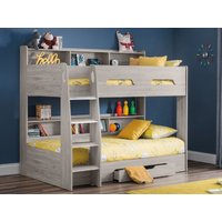 Julian Bowen Orion Bunk Bed Single Grey Oak Bunk Bed