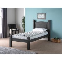 Snuggle Beds Corona Low End Single Corona Grey Wooden Bed