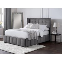 Julian Bowen Gatsby Bed King Size Light Grey Fabric Bed