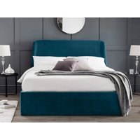 Julian Bowen Frida Storage Ottoman King Size Teal Ottoman Bed