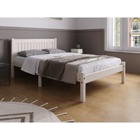 Birlea Rio Whitewash Double Whitewash Wooden Bed