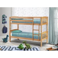 Julian Bowen Lincoln Bunk Single Natural Bunk Bed