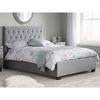 Birlea Cologne Bed Double Grey Fabric Bed