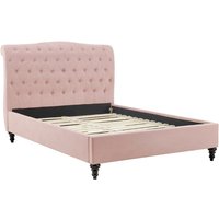 Limelight Rosa Super King Pink Fabric Bed