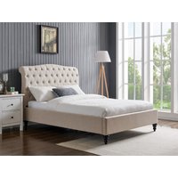 Limelight Rosa King Size Natural Fabric Bed