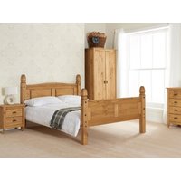Birlea Corona High Foot End Double Wooden Bed