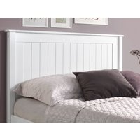 Limelight Taurus Low Footend Double White Wooden Bed