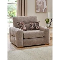 Very Home Melrose Fabric Snuggle Chair - Made In The Uk