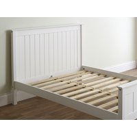 Limelight Taurus Small Double White Wooden Bed