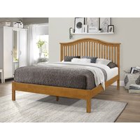 Time Living Chester King Size Oak Wooden Bed