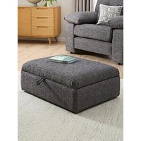 Very Home Megan Fabric Footstool - Made In The Uk