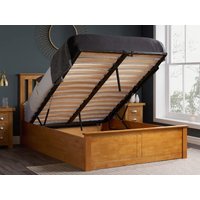 Birlea Phoenix Ottoman Oak Small Double Oak Ottoman Bed