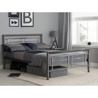 Birlea Montana Double Nickel and Chrome Metal Bed