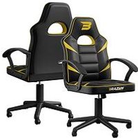 Brazen Valor Mid Back Pc Gaming Chair - Yellow