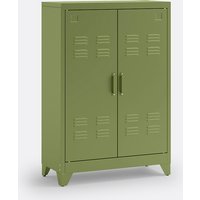 Hiba Low Cabinet with 2 Doors in Steel
