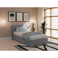 GFW Side Lift Ottoman Single GFW Grey Ottoman Bed