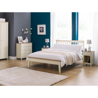 Julian Bowen Salerno Shaker Bed Two Tone Single Wooden Bed