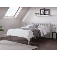 Julian Bowen Luna Bed Double Dove Grey Wooden Bed