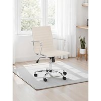 Julian Bowen Gio Ivory & Chrome Office Chair