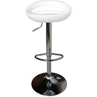 Very Home Avanti Bar Stool - White And Chrome
