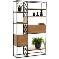 Vaulty Wired Metal and Oak Veneer Shelf