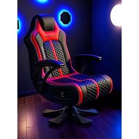 X Rocker Evora 2.1 Audio Console Gaming Chair - Black / Red