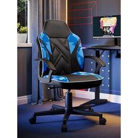 X Rocker Saturn Ergonomic Pc Office Gaming Chair - Blue Camo