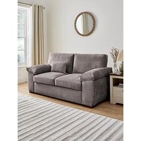 Very Home Salerno Standard 2 Seater Fabric Sofa - Grey - Fsc&Reg; Certified