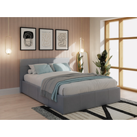 GFW End Lift Ottoman King Size GFW Grey Ottoman Bed