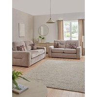 Very Home Melrose 3 + 2 Seater Fabric Sofa Set (Buy &Amp; Save!) - Made In The Uk