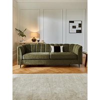 Very Home Guild 3 Seater Fabric Sofa - Olive