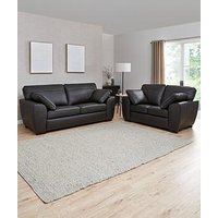 Very Home Sona 3 + 2 Seater Leather Sofa Set (Buy &Amp; Save!)