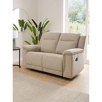 Very Home Miro 2 Seater Manual Fabric Recliner Sofa