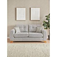 Very Home Prent Fabric 3 Seater Sofa - Made In The Uk