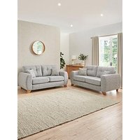 Very Home Prent 3 + 2 Seater Fabric Sofa Set (Buy &Amp; Save!) - Made To Order In The Uk