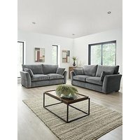 Very Home Strata 3 + 2 Seater Fabric Sofa Set (Buy &Amp; Save!) - Made To Order In The Uk